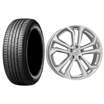 Roata completa VW T-Roc, Skoda Karoq, Seat Ateca janta aliaj Dezent TA silver 5x112, 17 inch si anvelopa vara Nexen N'blue HD Plus 215/55R17 94V Roata completa VW T-Roc, Skoda Karoq, Seat Ateca janta aliaj Dezent TA silver 5x112, 17 inch si anvelopa vara Nexen N'blue HD Plus 215/55R17 94V