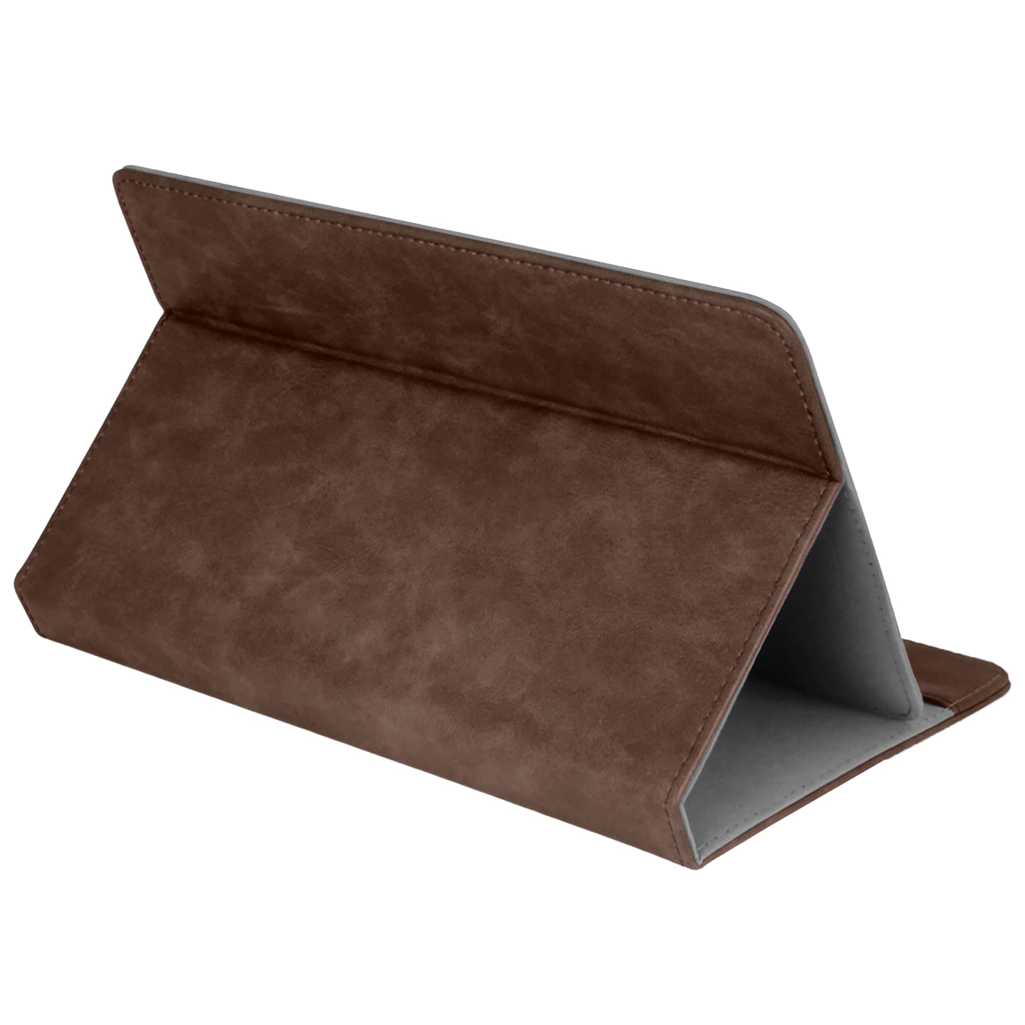 Husa de protectie tableta 360 ° Universala, 8’’, Piele ecologica, Suport, Maro inchis