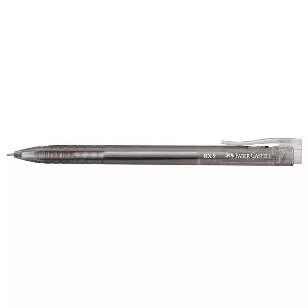 Pix Roller Negru cu Mecanism Faber-Castell RX5, Semi-Gel, 0.5 mm