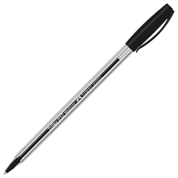 Pix Negru de Unica Folosinta Faber-Castell Trilux 032M
