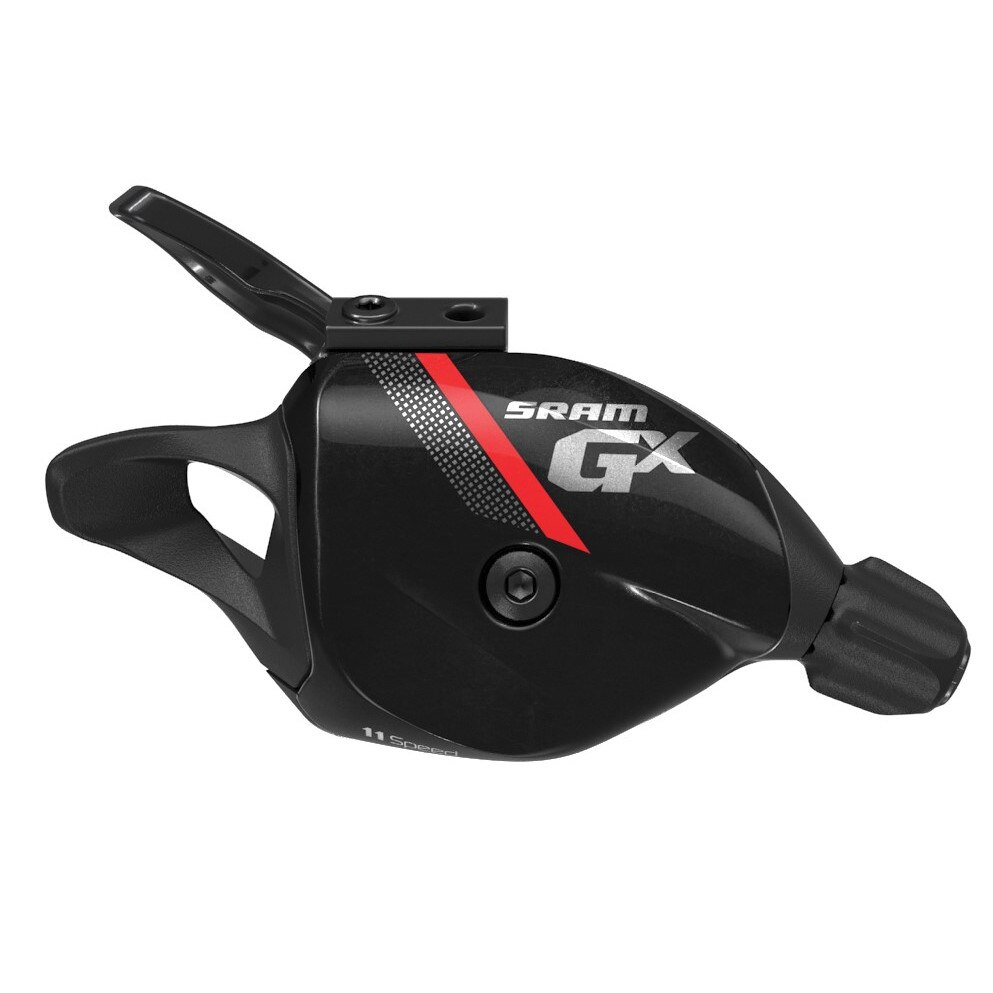 Maneta Schimbator Sram Gx - 11 Viteze, Dreapta, Negru-Rosu