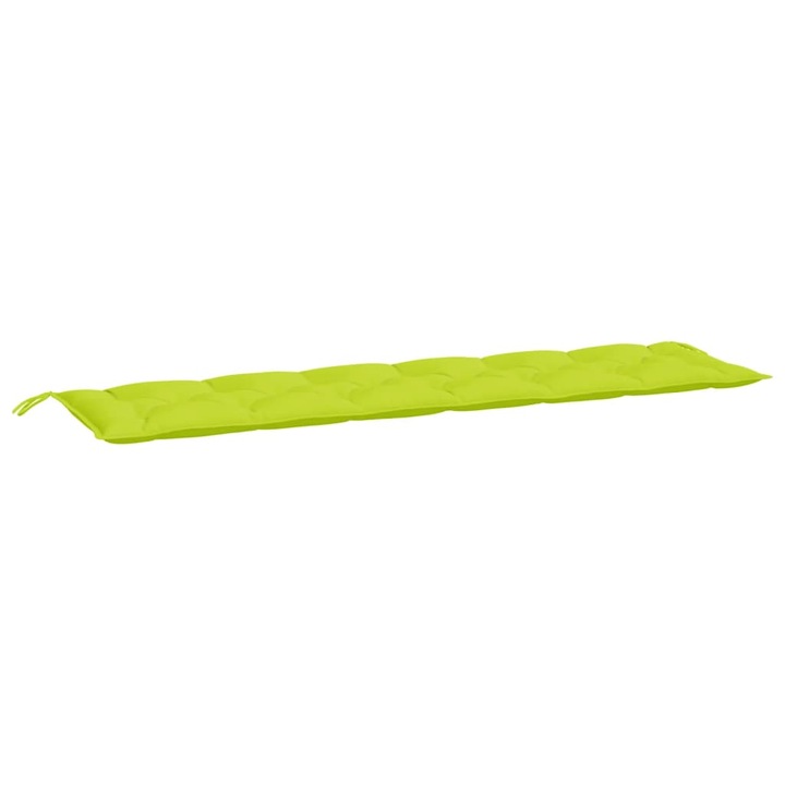 Perna banca de gradina vidaXL, verde aprins, 200x50x7 cm, material oxford, 1.97 Kg