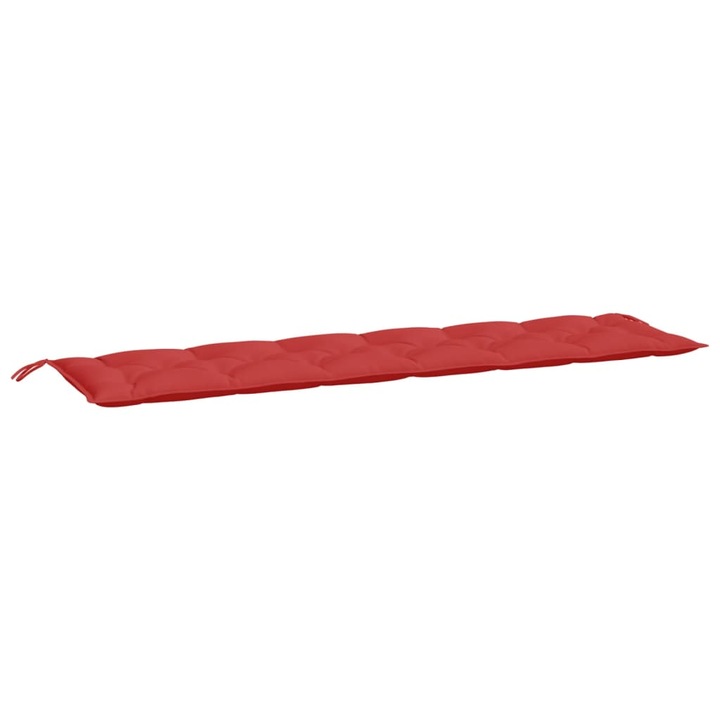Perna banca de gradina vidaXL, rosu, 200x50x7 cm, textil oxford, 1.97 Kg