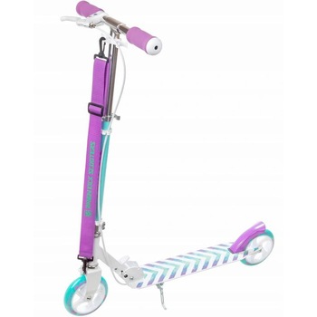 Trotineta Pliabila Raven Pastelle Alb/Mov/Turcoaz, 145mm Trotineta Pliabila Raven Pastelle Alb/Mov/Turcoaz, 145mm
