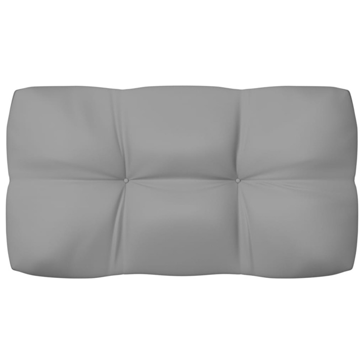 Комплект възглавници за диван vidaXL, Текстил / полиестер, 120 x 80 x 12 см, 160 г / м2, Светлосив, 7 броя