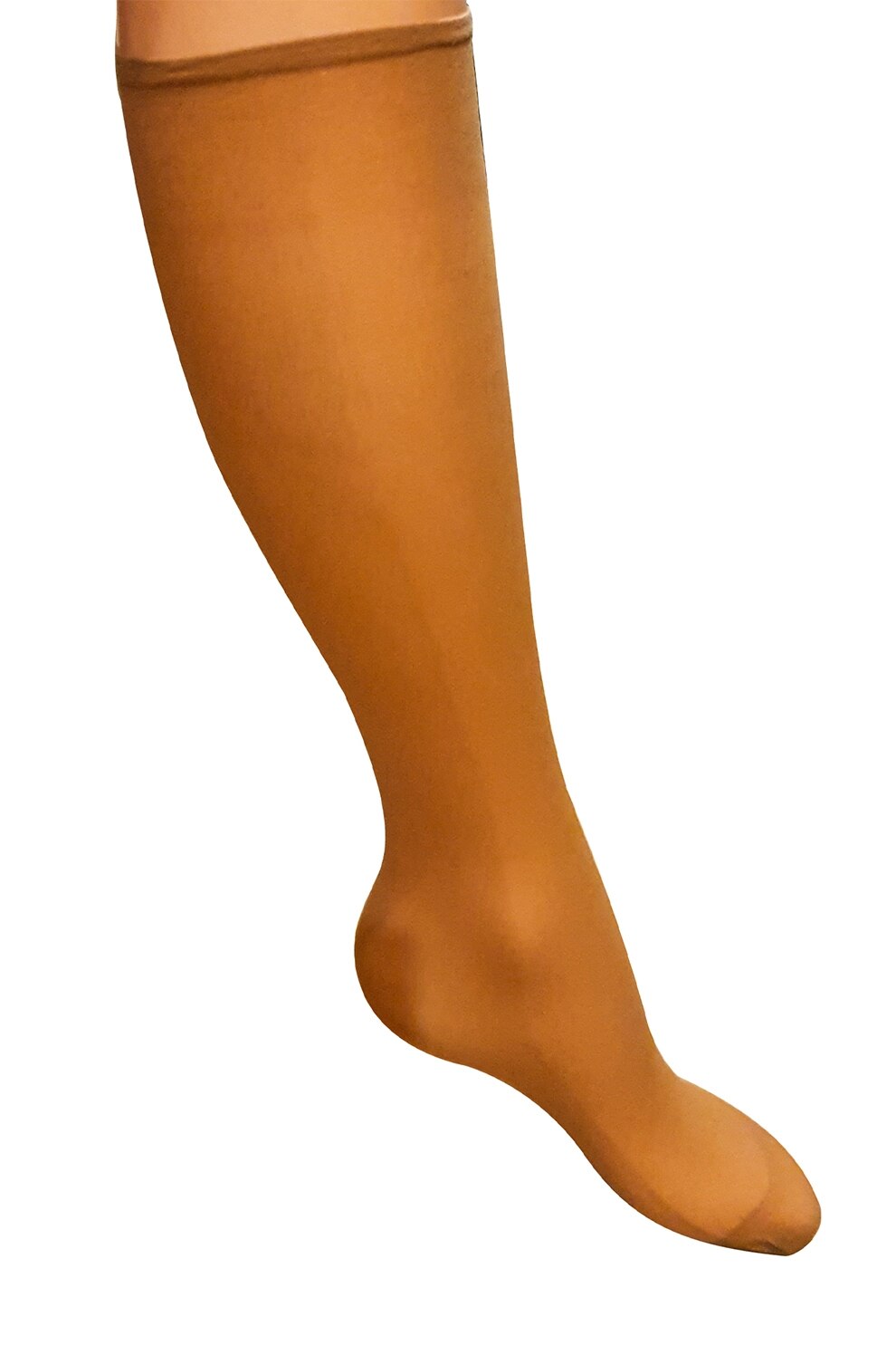 Bellinda, Sosete transparente lungi pana la genunchi, Maro caramel