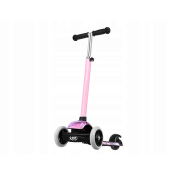 Trotineta copii, Zola®,cu 3 roti, inaltime reglabila, pink, roti cu leduri, greutate maxima suportata 60 kg Trotineta copii, Zola®,cu 3 roti, inaltime reglabila, pink, roti cu leduri, greutate maxima suportata 60 kg