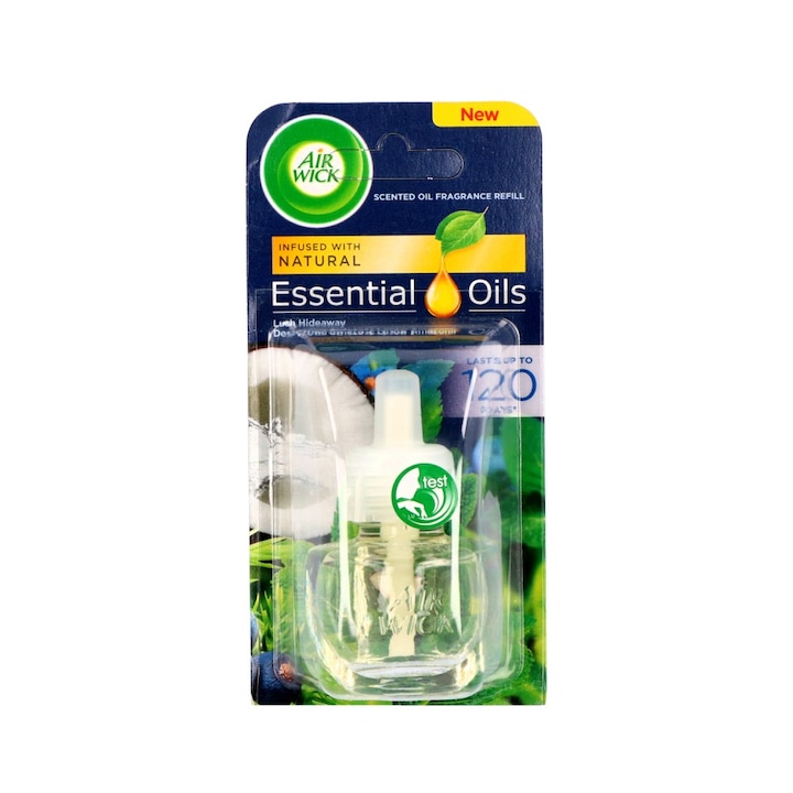 Air Wick elektromos illatosító ut. 19 ml - Essential oils Lush Hideway