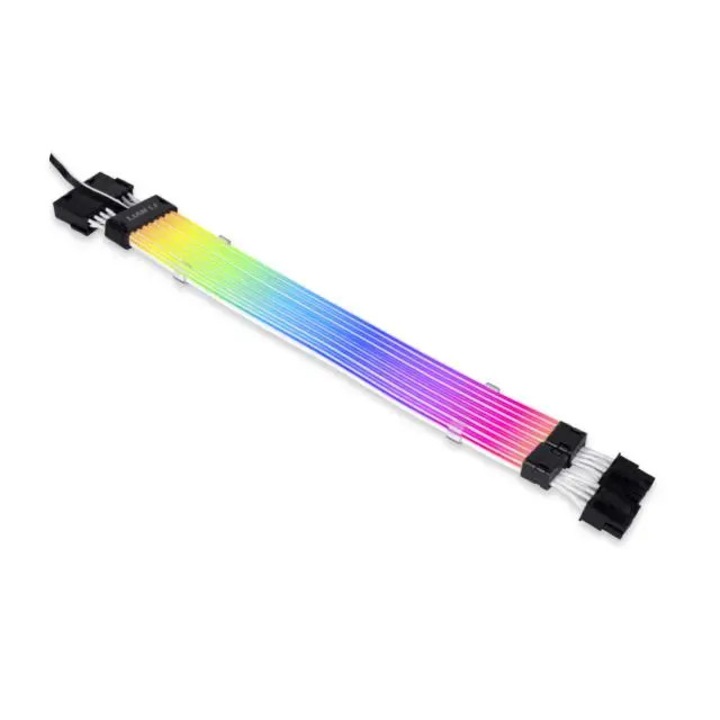 Iluminare RGB pentru cablu GPU Lian Li Strimer Plus v2 8-PIN RGB PCIe ...