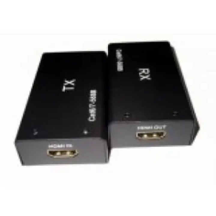 Extensor HDMI (amplificator) ESTILLO HDEX002M1, amplifica semnalul HDMI pana la 60 m prin cablu UTP