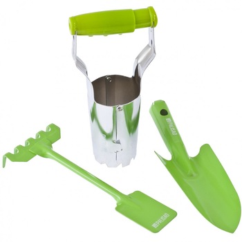 Set unelte gardinarit, din metal, 3 piese, FRESH LINE Palisad Set unelte gardinarit, din metal, 3 piese, FRESH LINE Palisad