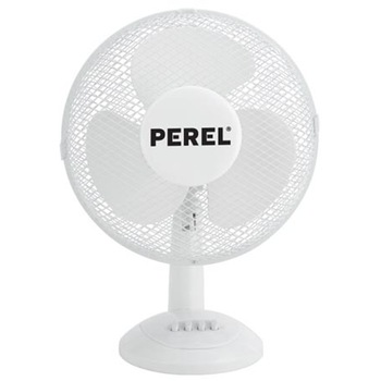 Ventilator de masa, 30 cm, 40W, Perel, alb Ventilator de masa, 30 cm, 40W, Perel, alb