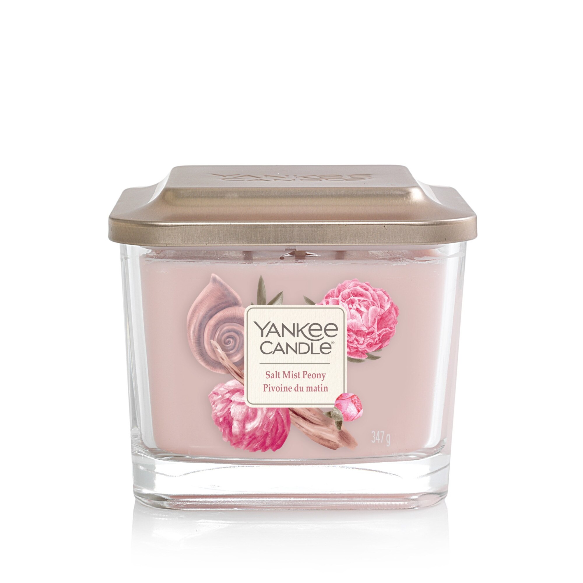 Lumanare Parfumata Elevation Collection Borcan Mediu Salt Mist Peony, Yankee Candle