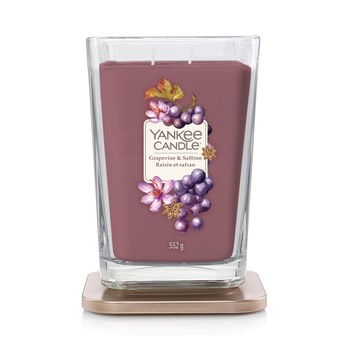 Lumanare Parfumata Elevation Collection Borcan Mare Grapevine & Saffron, Yankee Candle Lumanare Parfumata Elevation Collection Borcan Mare Grapevine & Saffron, Yankee Candle