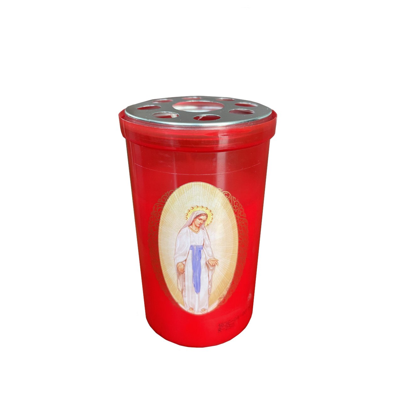 Candela Bolsius cu capac anti-vant - Maica Domnului BT30R - MD