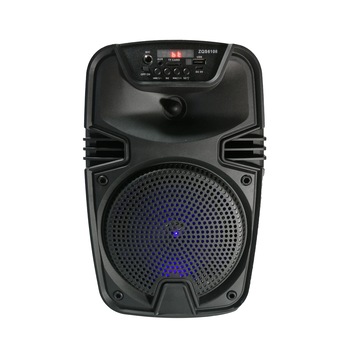 Boxa Portabila elSales, ELS-ZQS-6108, cu Bluetooth, Microfon, Telecomanda, USB, Lumini LED Boxa Portabila elSales, ELS-ZQS-6108, cu Bluetooth, Microfon, Telecomanda, USB, Lumini LED