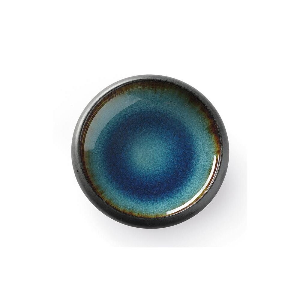 Farfurie Fine Dine pentru supa, colectia Lazur, diametru 203 mm, portelan decorat manual