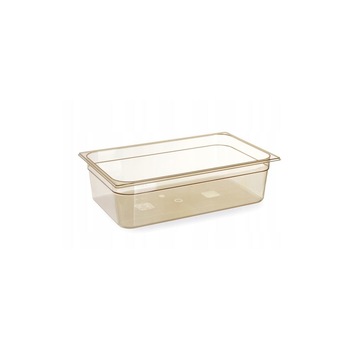 Tava gastronorm GN 1/1 din policarbonat, Hendi, 13.3 litri, 530x325x100(h)mm, BPA free, rezistenta la temperaturi -40 pana la 150 C, rezistenta mare la impact Tava gastronorm GN 1/1 din policarbonat, Hendi, 13.3 litri, 530x325x100(h)mm, BPA free, rezistenta la temperaturi -40 pana la 150 C, rezistenta mare la impact