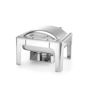 Chafing dish cu capac, Gastronorm 1/2 , 4 litri inox, Hendi, 365x370x(h)280 mm Chafing dish cu capac, Gastronorm 1/2 , 4 litri inox, Hendi, 365x370x(h)280 mm