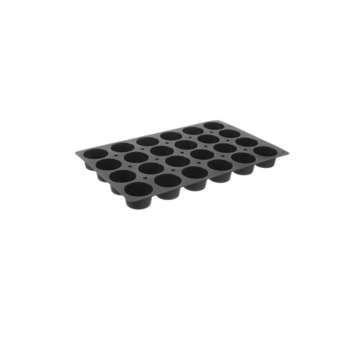 Forma pentru copt Hendi, din silicon antiaderent pentru briose Hendi, GN 1/1, 24 forme cu diametrul de 70mm Forma pentru copt Hendi, din silicon antiaderent pentru briose Hendi, GN 1/1, 24 forme cu diametrul de 70mm