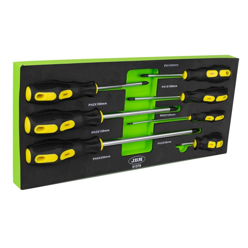 Set de 7 surubelnite cruce JBM in modul pentru dulap