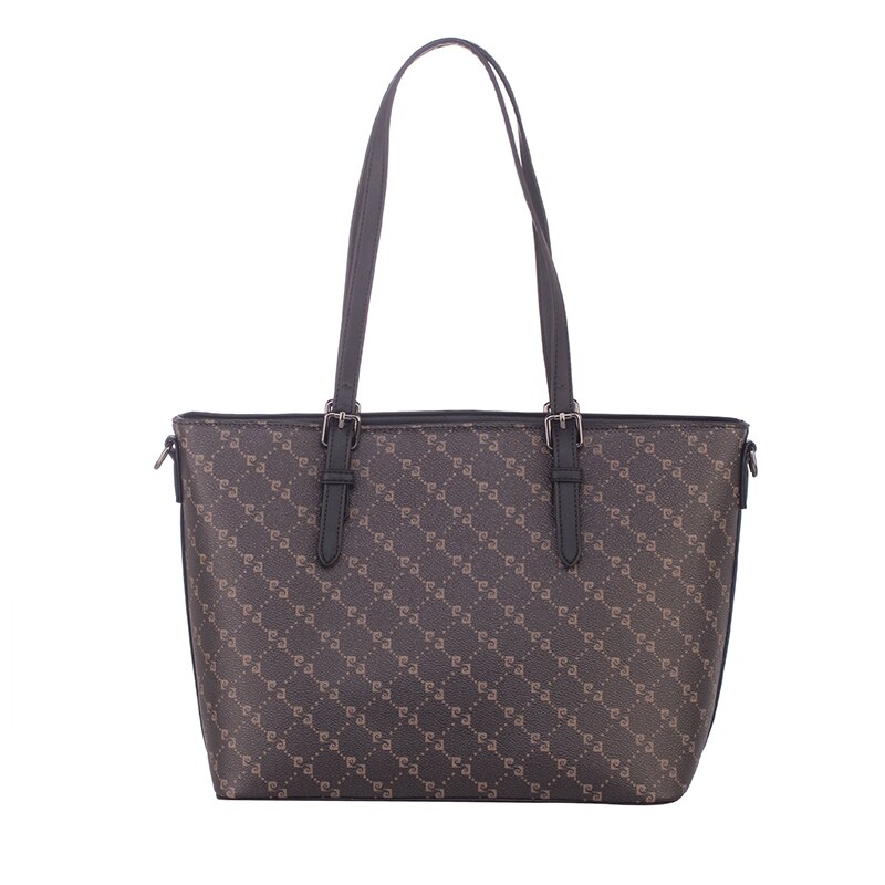 Geanta din piele ecologica - Pierre Cardin, PCL9383B, 31.5x25x14cm, Negru