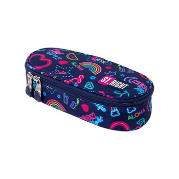 Penar Borseta Rigid cu Clapeta Interioara St.Right - Neon PC01 Penar Borseta Rigid cu Clapeta Interioara St.Right - Neon PC01