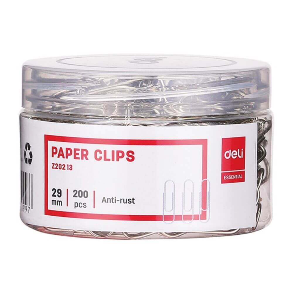 Agrafe Metalice Deli, 29 mm, 200 Buc/Cutie