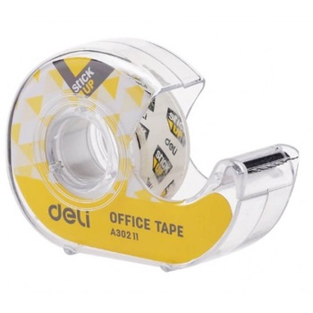 Dispenser cu Banda Adeziva Deli, 18 mm x 7.62 m Dispenser cu Banda Adeziva Deli, 18 mm x 7.62 m