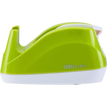 Dispenser Banda Adeziva Deli E808, 18 mm, Verde Dispenser Banda Adeziva Deli E808, 18 mm, Verde