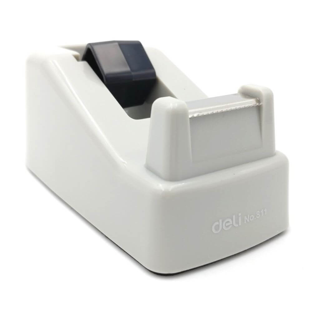 Dispenser Banda Adeziva Deli E811, 18 mm, Gri