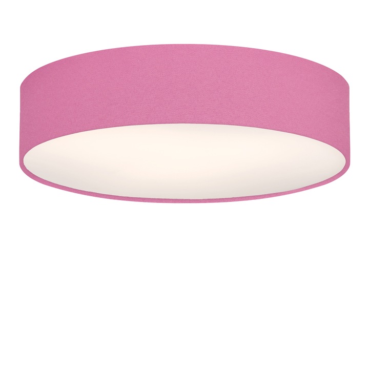 Плафон Electro Style, MOON, Метал, PVC, Текстил, Лилав, 51x13