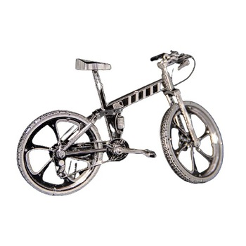 Nano Puzzle Metalic, 3D, RoveZone®, Educativ, Model Bicicleta Mountain Bike, 61 Piese Nano Puzzle Metalic, 3D, RoveZone®, Educativ, Model Bicicleta Mountain Bike, 61 Piese