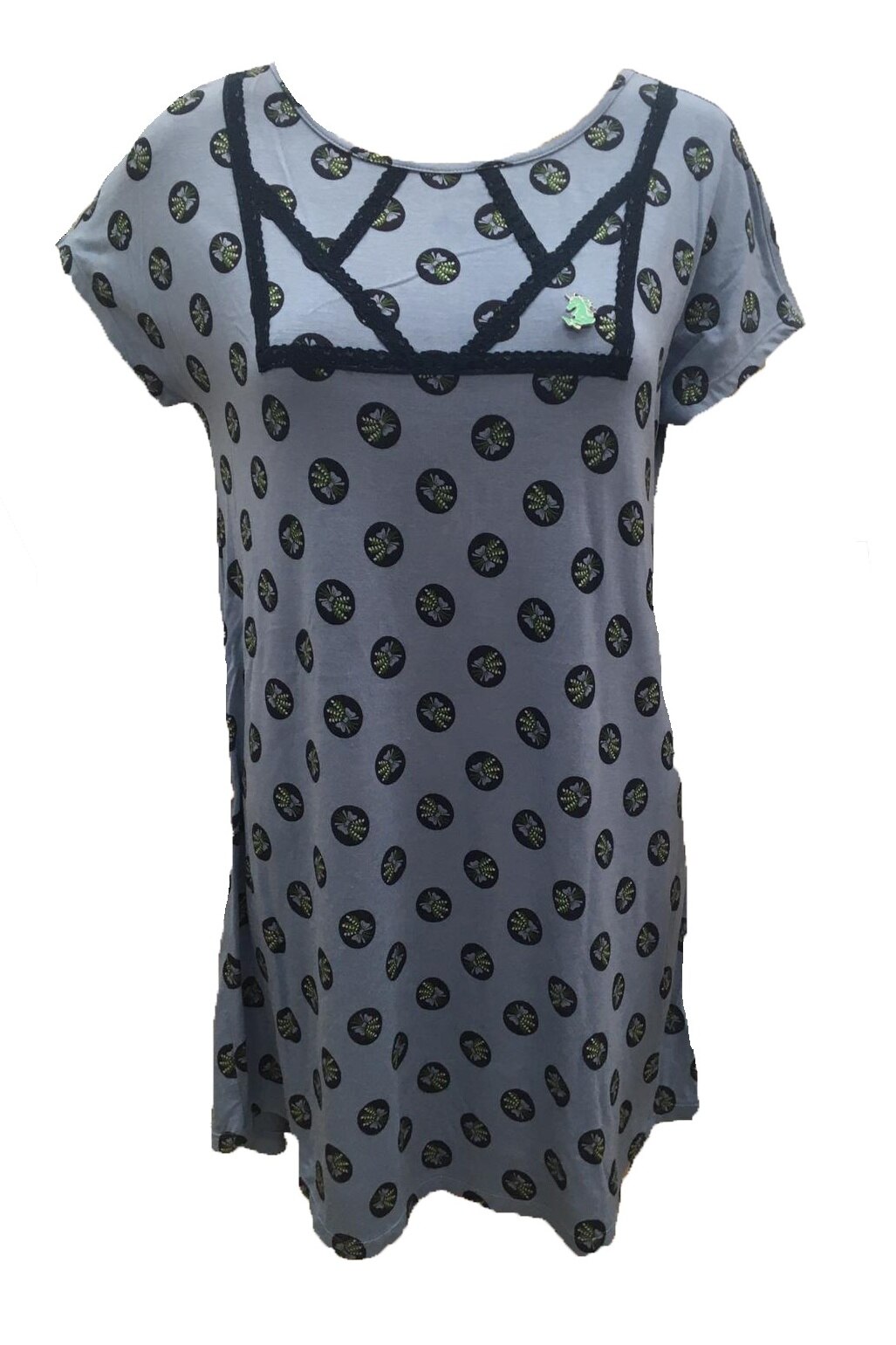 Bluza maneca scurta, Blutsgeschwister, 001151/110, Albastru