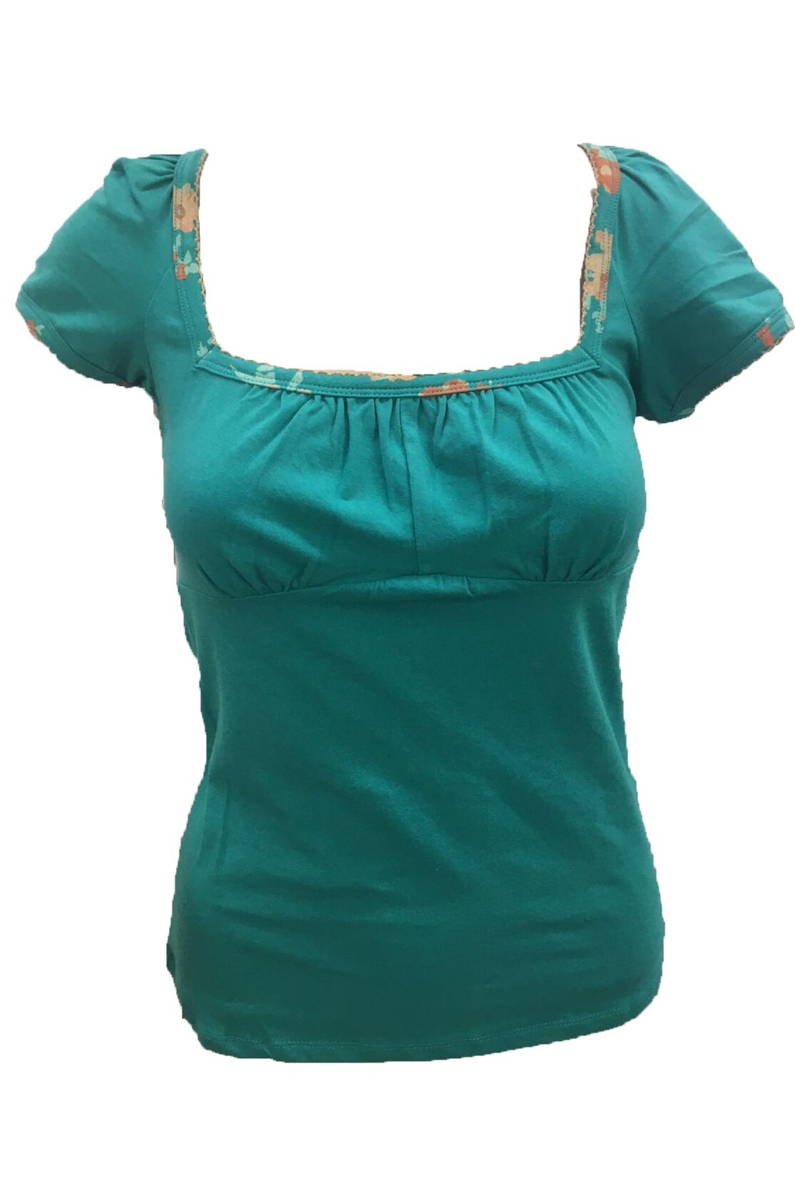 Bluza maneca scurta, Blutsgeschwister, 001151/117, Verde, S