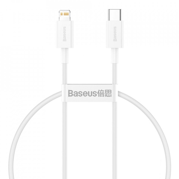 Baseus USB Type C кабел - Lightning Power Доставка 20 W 2 m Бял (CATLYS-02)