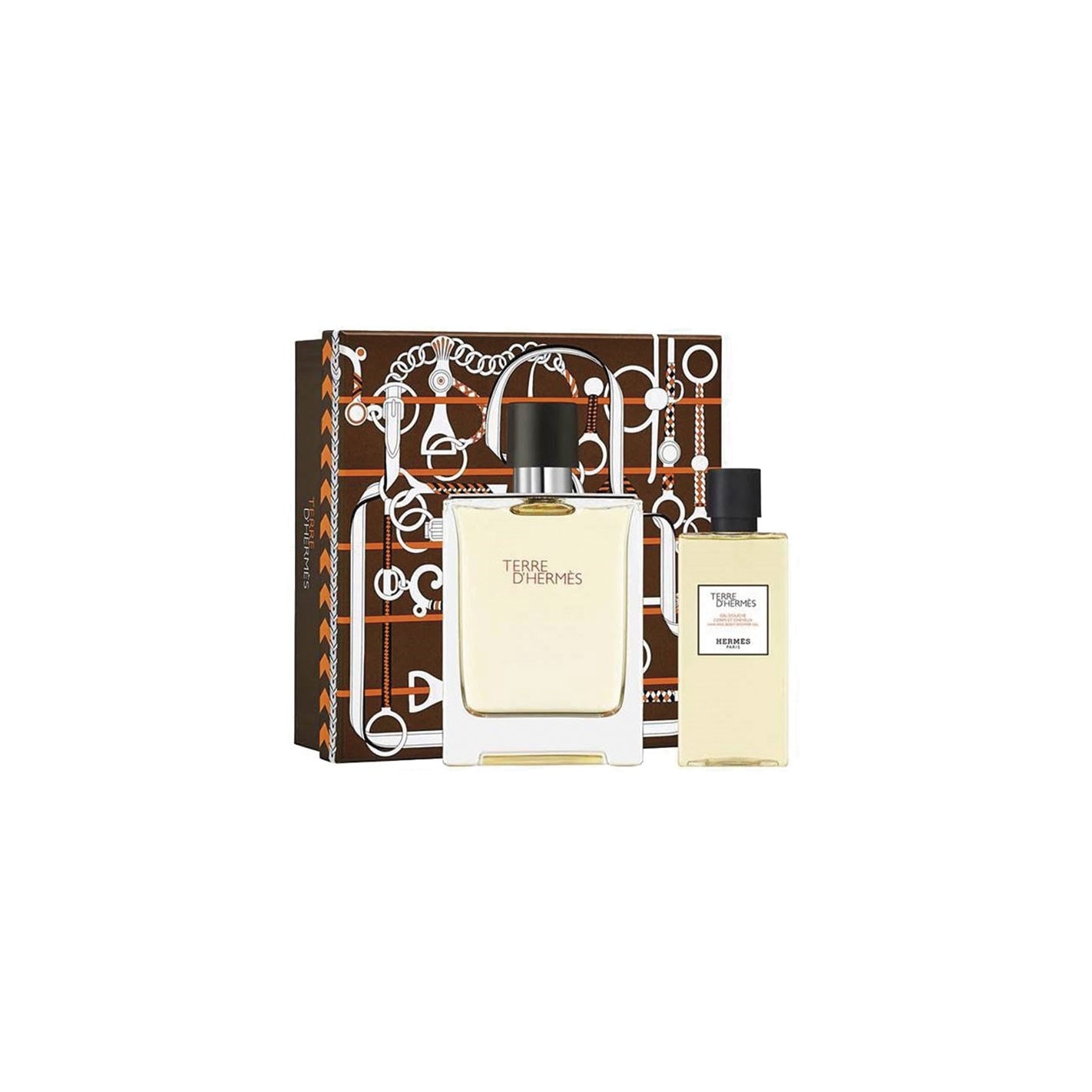 Set Terre d'Hermes, Barbati: Apa de parfum, 100 ml + Gel de dus, 80 ml