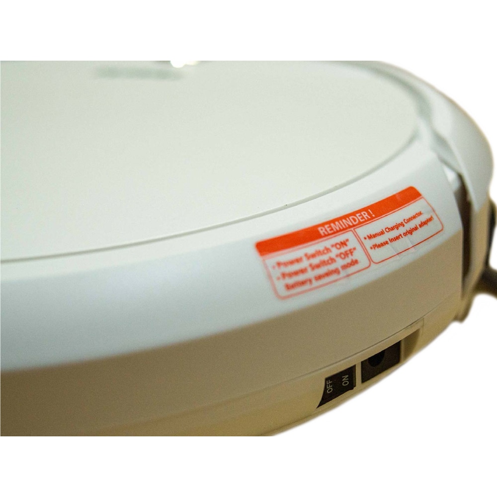 Aspirator robot, Total, Li-Ion, 2 Ah, 0.45 L, 3 functii, Alb