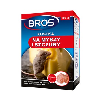 Baton pentru soareci si sobolani Bros, 100 g Baton pentru soareci si sobolani Bros, 100 g