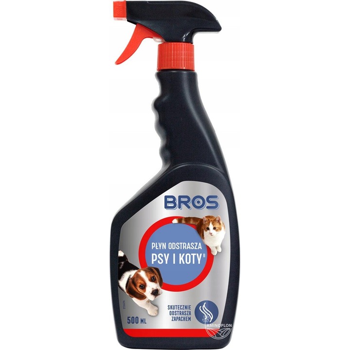 Spray impotriva cainilor si pisicilor Bros, 500 ml