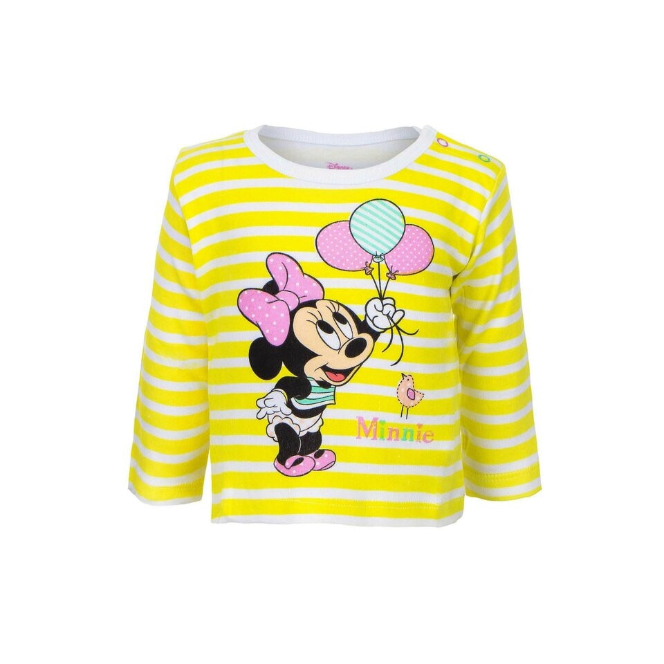 Bluza bebe, Minnie cu baloane, galbena