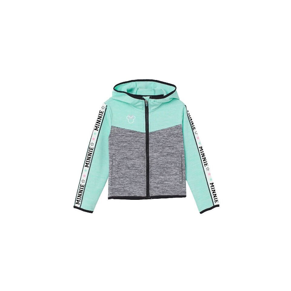 Bluza de trening, Minnie Mouse, gri cu verde