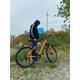 Велосипед Go Kart 29" Sun, предни и задни спирачни дискове, двойни джанти, алуминиева рамка, крик, оранжев цвят