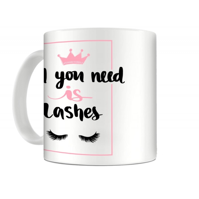 Cana All You Need Is Lashes , 330ml , mug121, Multicolor