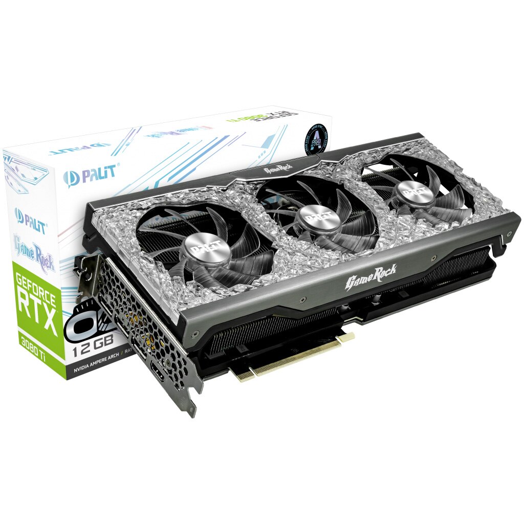 Placa video Palit GeForce® RTX™ 3080 Ti GameRock OC LHR, 12GB