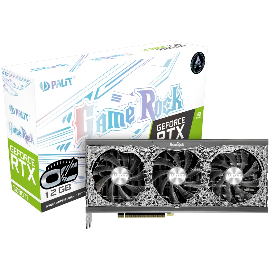 Placa video Palit GeForce® RTX™ 3080 Ti GameRock OC LHR, 12GB
