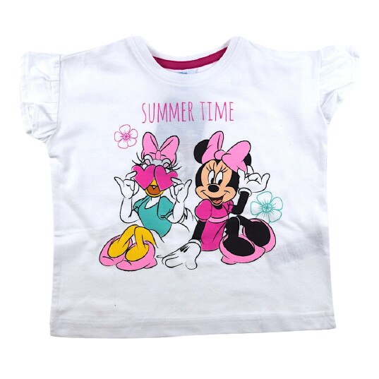 Tricou fete, Minnie and Dasy, alb