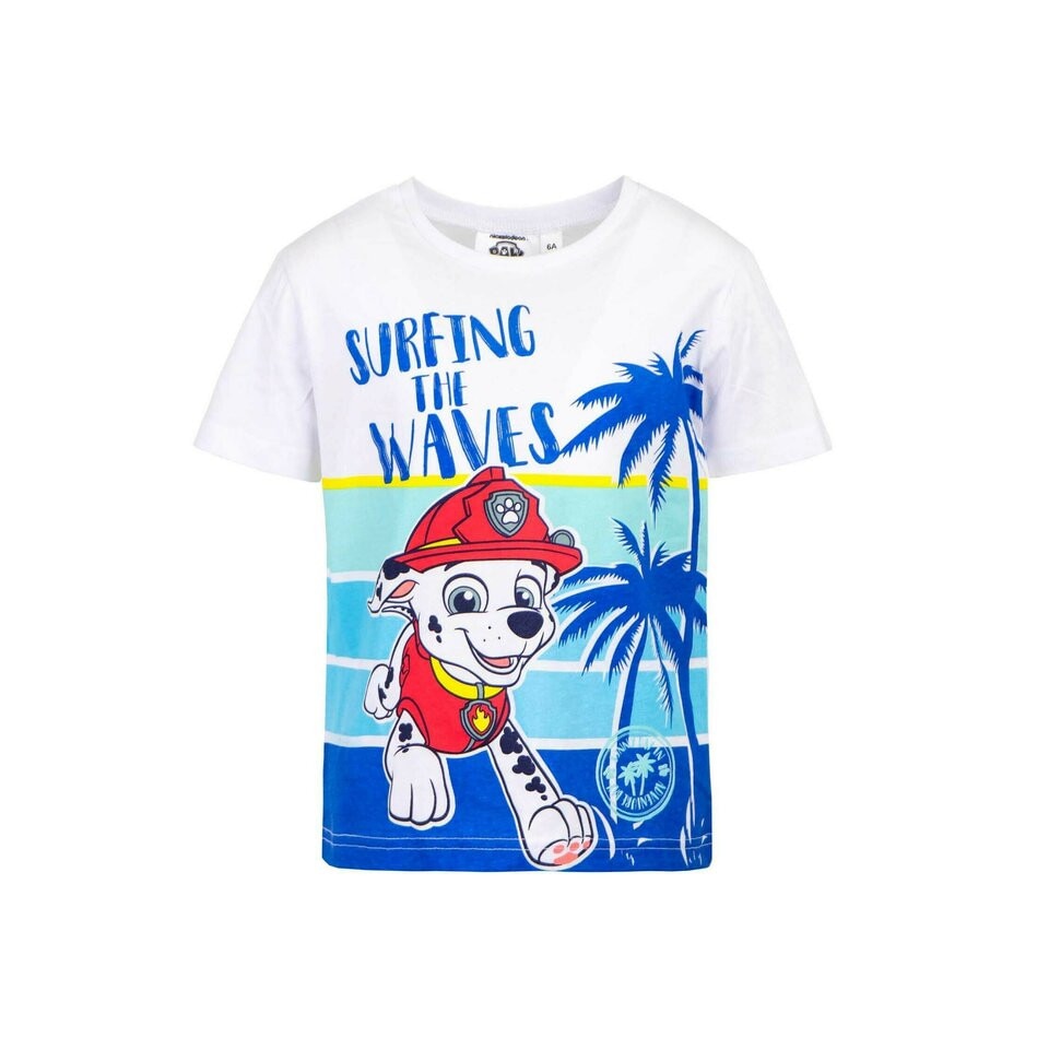 Tricou baieti, Surfing the Waves, albastru