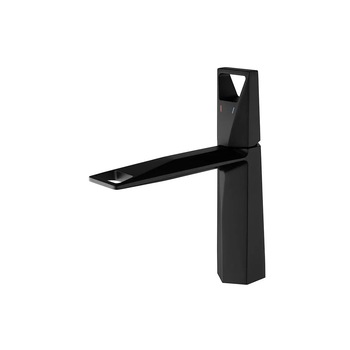 Baterie lavoar, alama sanitara, finisaj satinat, negru, 10107H Baterie lavoar, alama sanitara, finisaj satinat, negru, 10107H