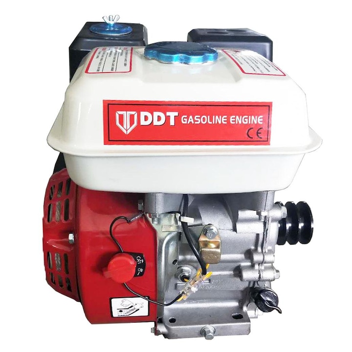 Motor pe benzina DDT Profesional 13 Cp, 4 timpi, 389 CC, Rosu, 3.5 L Rezervor